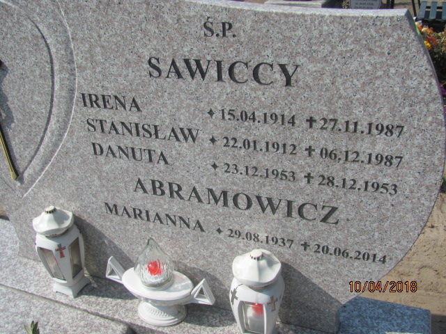 Danuta Sawicka 1953 Prabuty - Grobonet - Wyszukiwarka osób pochowanych