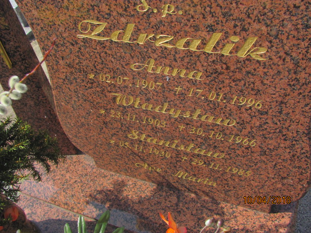 Anna Zdrzalik 1907 Prabuty - Grobonet - Wyszukiwarka osób pochowanych