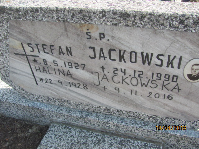 Stefan Jackowski 1907 Prabuty - Grobonet - Wyszukiwarka osób pochowanych