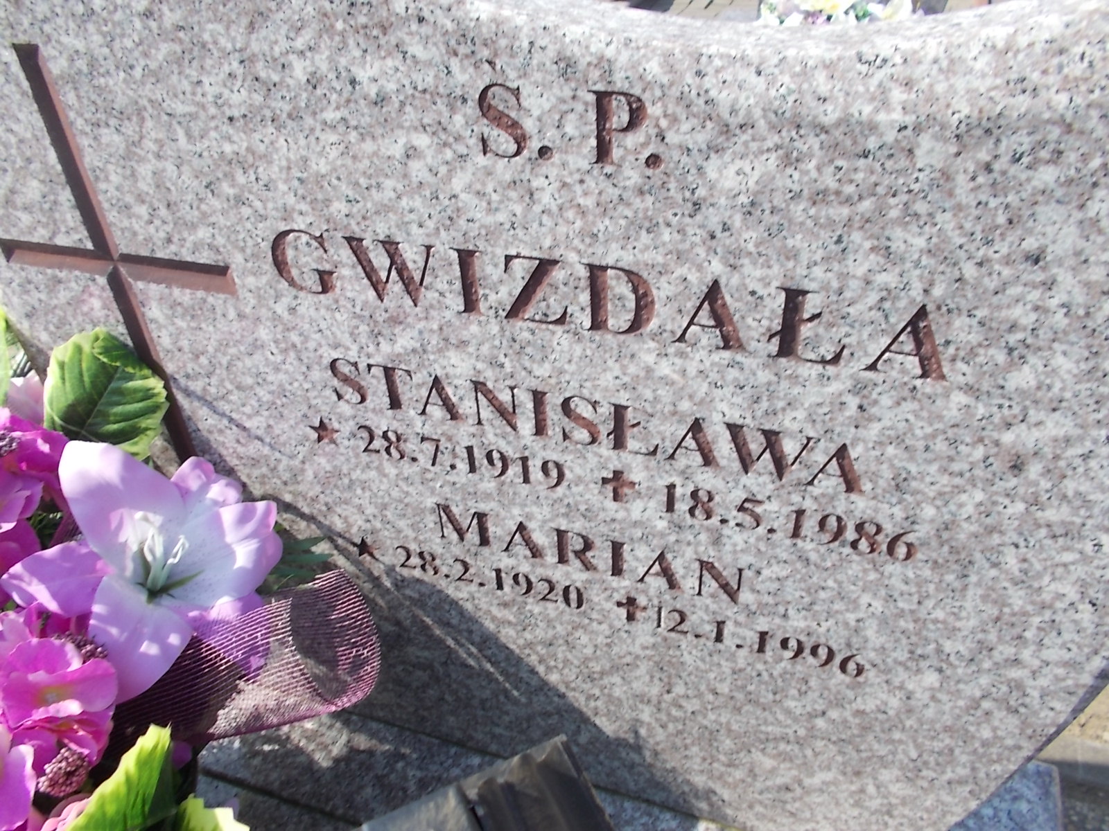 Marian Gwizdała 1920 Prabuty - Grobonet - Wyszukiwarka osób pochowanych