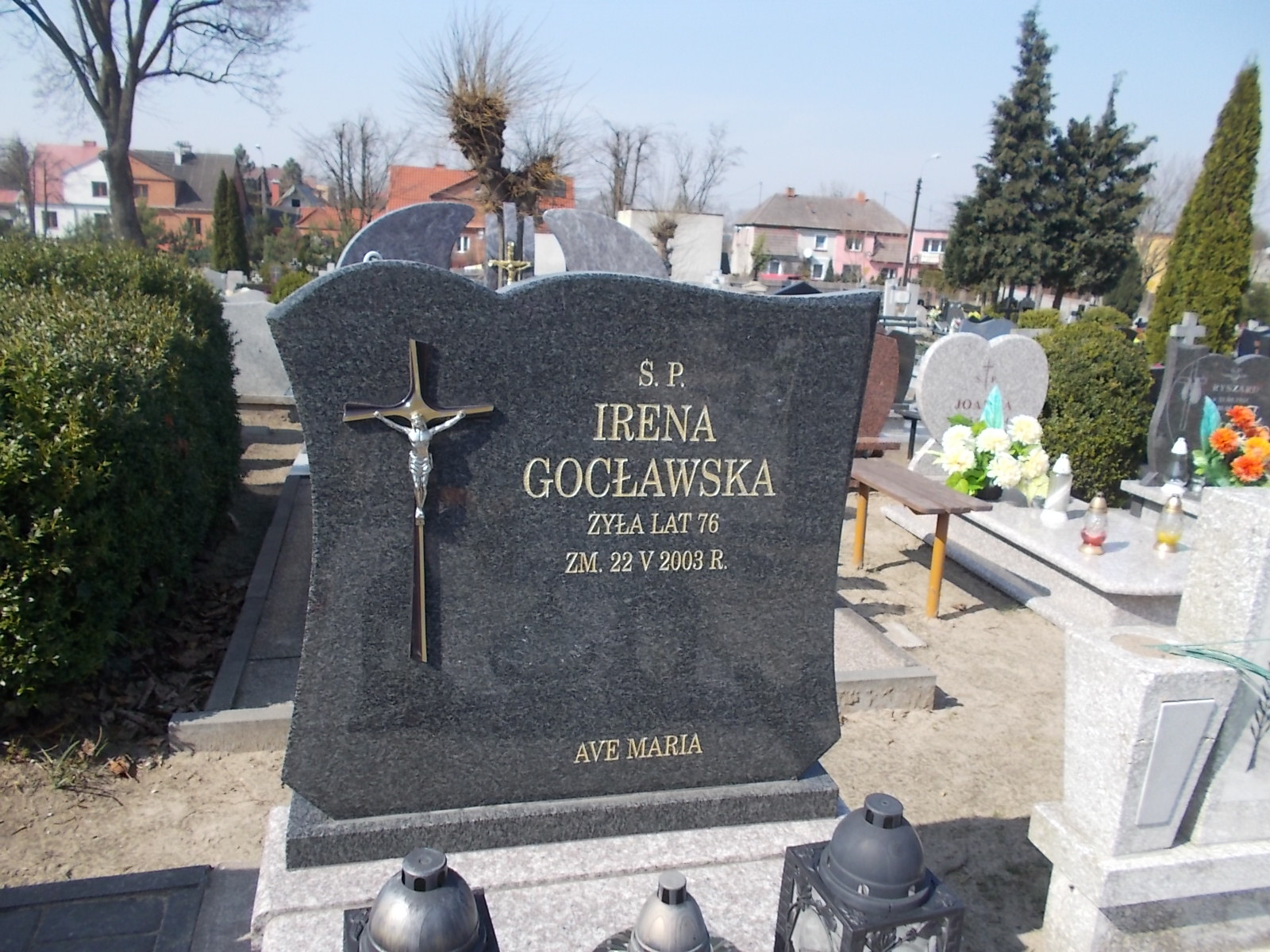 Irena Gocławska 1927 Prabuty - Grobonet - Wyszukiwarka osób pochowanych