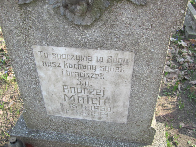 Andrzej Mnich 1960 Prabuty - Grobonet - Wyszukiwarka osób pochowanych