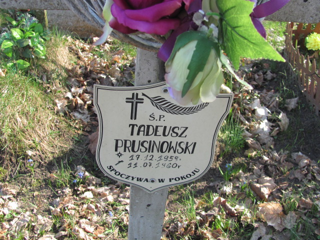 Tadeusz Prusinowski 1959 Prabuty - Grobonet - Wyszukiwarka osób pochowanych